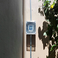 Contador de impactos y puente de comprobación