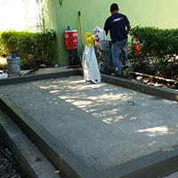 06 Piso base para nuevo generador eléctrico y noria de contención