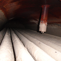 Inspección en tubos lado de agua